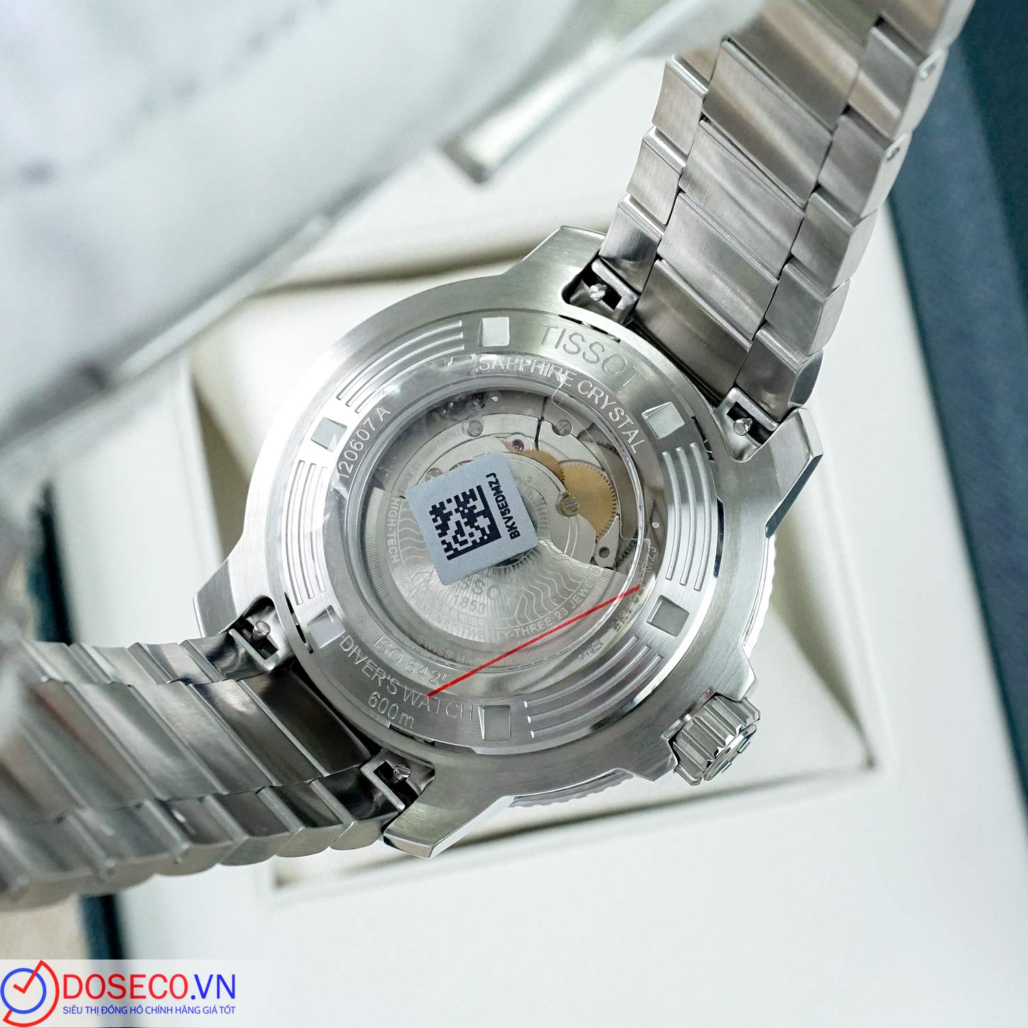 Tissot Seastar 2000 Professional Automatico: Orologio Subacqueo 46mm, Quadrante Blu, Ceramica, 600m, Valvola Elio E Garanzia 2 Anni